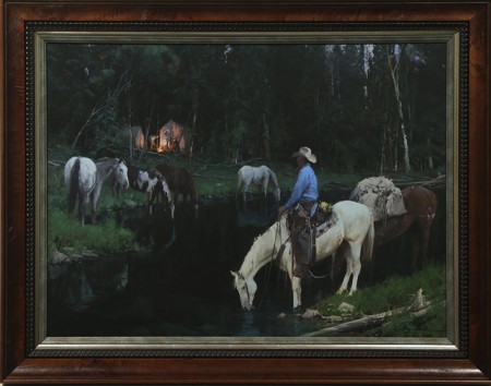 Evening Arrival by artist Bill Anton